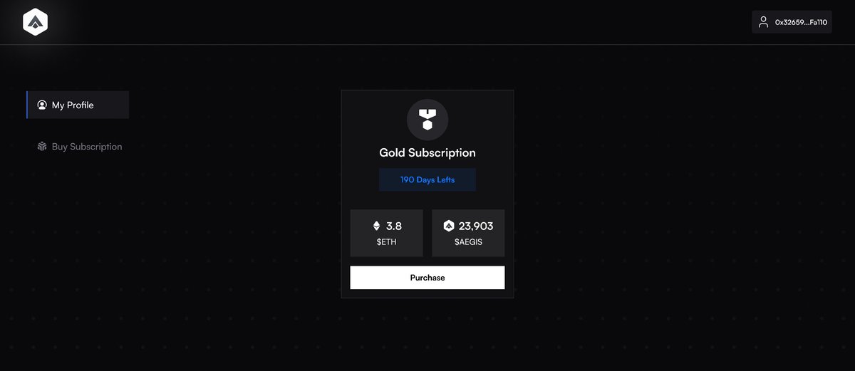 🛡️ AegisEx - A clean and simple dashboard for your security needs on the browser. 

🔥 This will require a purchase through $AEGIS for a running subscription service, in which that Aegis will be burned. 

🔐 That’ll be just one way that AegisAi brings forward its deflationary