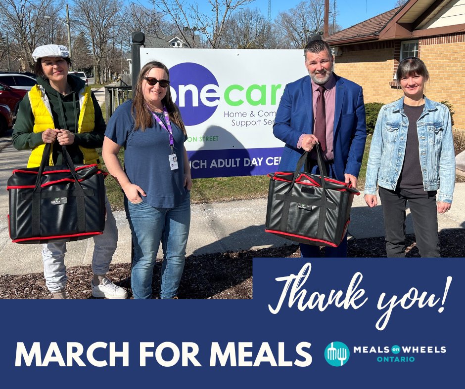 Our MOW program provides the necessary nutrition for good health, and our volunteers are crucial to the wellbeing of people living alone. They perform a valuable security and welfare check for isolated clients.
-Kathy Scanlon, Executive Director of ONE CARE.