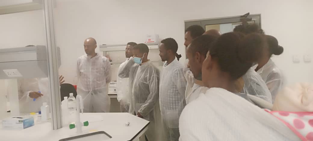 Now, the public health laboratory technicians are in their practical session of the skills enhancement training. #WeAreECLIPSE is truly dedicated to empower health care professionals (HCPs) working on the skin NTD, #CutaneousLeishmaniasis. @NIHRglobal @MekUniETH