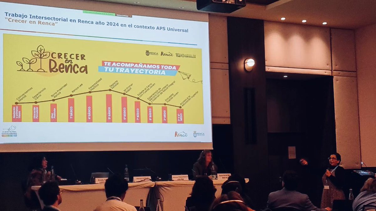 Muni_Renca's tweet photo. 👩🏻‍⚕️ La directora de Salud municipal, Patricia Castillo, participó del encuentro Iniciativas Especiales de Acción sobre Determinantes Sociales en Salud, realizado en Ginebra, Suiza, y organizado por la @WHO , donde expuso sobre la experiencia de Renca en el tema. 🧵👇🏼 https://t.co/NqUOawIsvn
