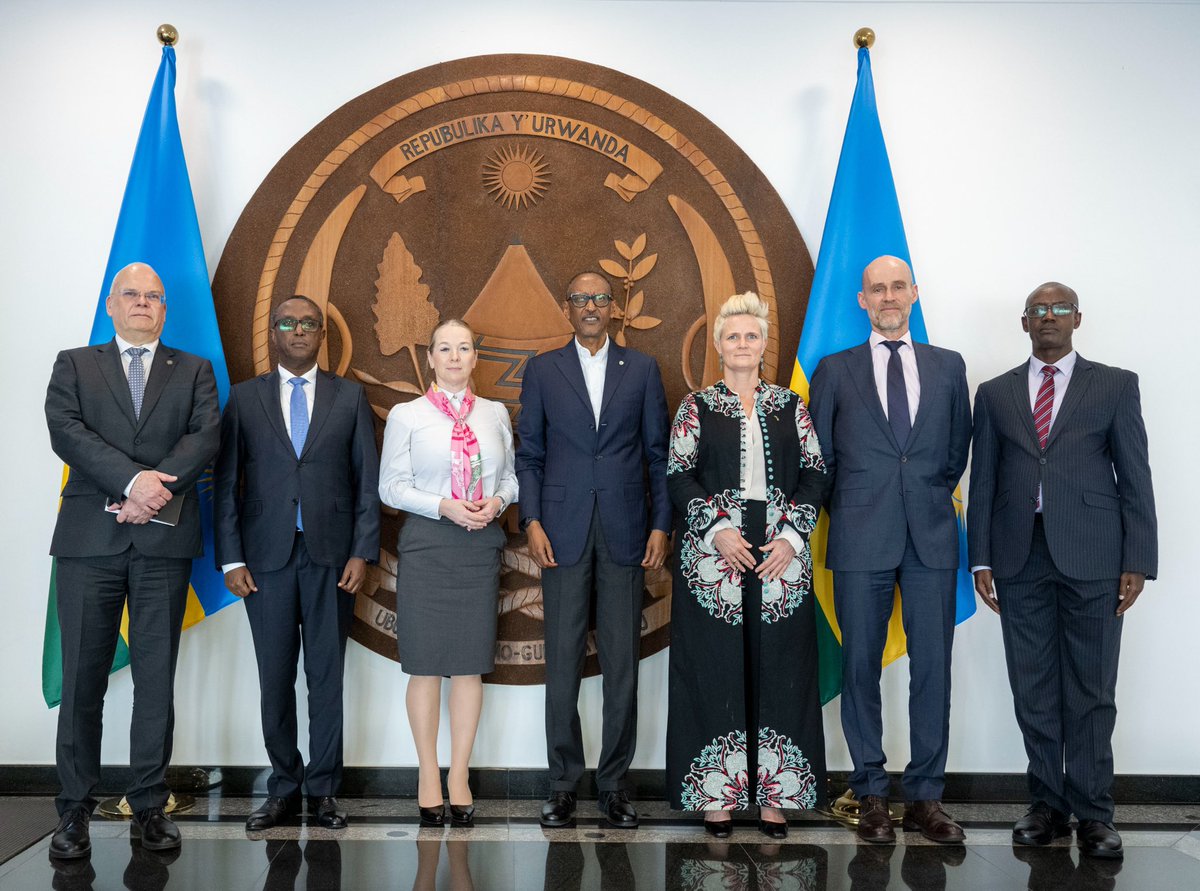 President Kagame also received Diana Janse, Sweden’s State Secretary for International Development Cooperation, and delegation, for discussions on strengthening the existing cooperation and boosting trade and investments between Rwanda and Sweden.