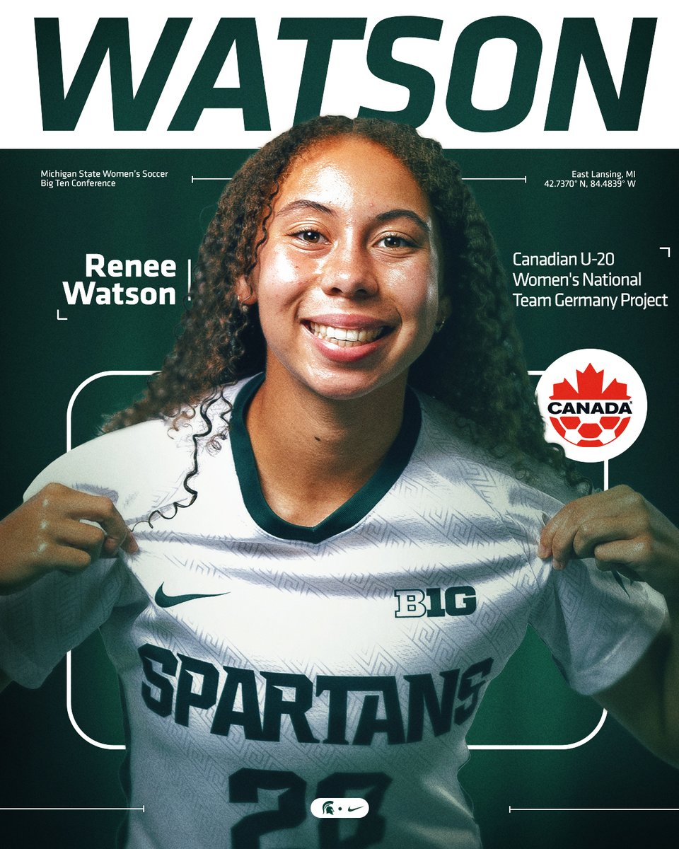 Congrats to Renee Watson, who is heading to Germany with Team Canada! 🇨🇦

#GoGreen