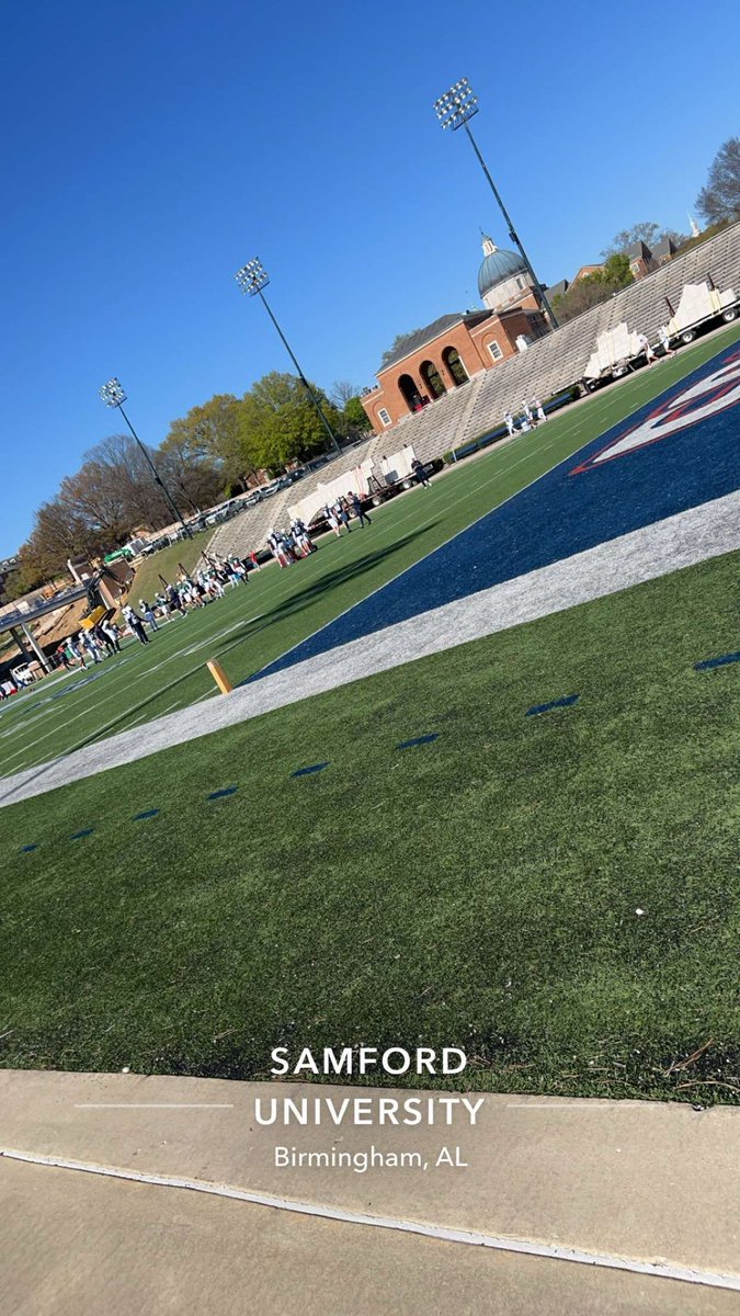 Had a great time @SamfordFootball yesterday! @CoachBBognar @HatchAttack1 @BOAZ_FOOTBALL @jsully656565