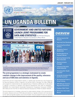 '🌍 Exciting updates await! 📰  On behalf of the UN Resident Coordinator @SusanNamondo, dive into the latest happenings in Uganda with our January-February 2024 Bulletin. Check it out here: uganda.un.org/en/263874-un-u…