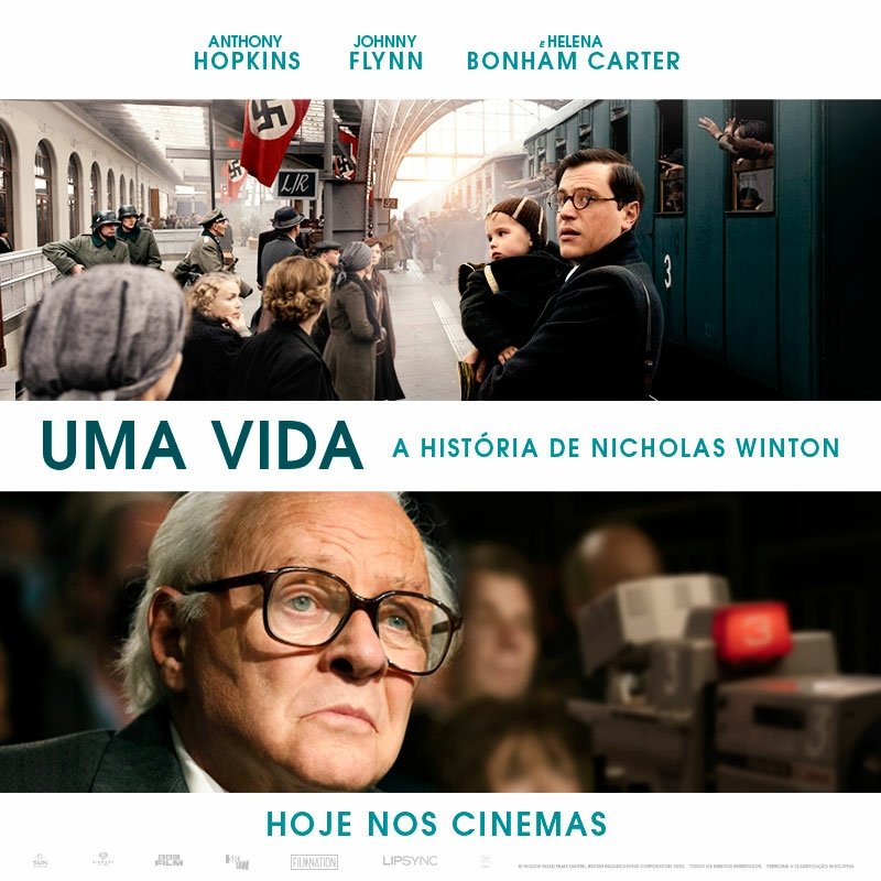 'Uma Vida - A História de Nicholas Winton', conheça o humanitário que salvou 669 crianças às portas da segunda guerra mundial.🎬

Hoje nos cinemas pela @DiamondFilmsBR,  confira a programação do seu mais próximo para comprar seu ingresso.

#umavida #CinemaUpdate #ULTIMAHORA