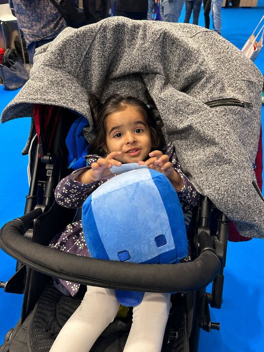 Botkube_io's tweet photo. BotKube fans of all ages are filling up booth M36! 🙌 Thanks @I_saloni92 for the visit. #kubecon #kubernetes #botkube https://t.co/rIJ3GFERoU