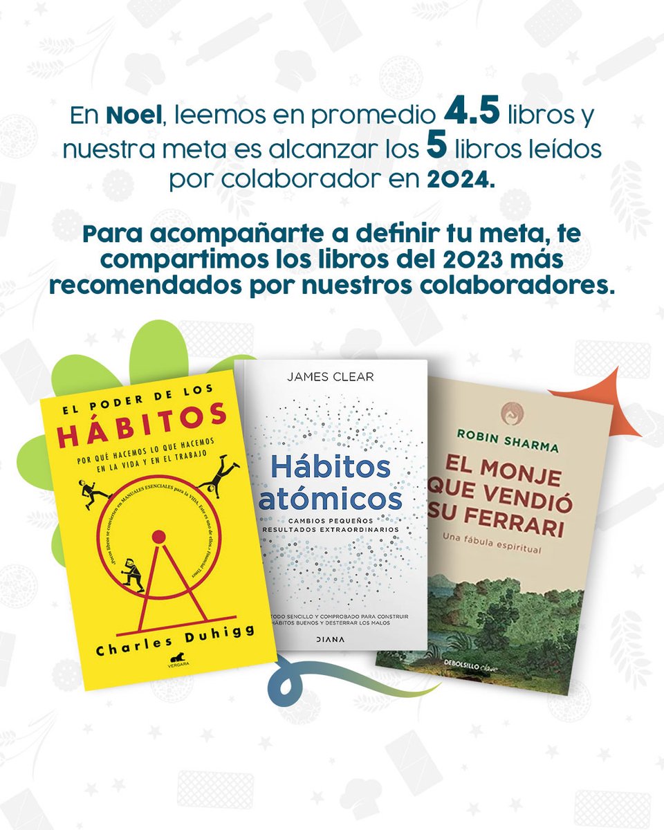Compártenos en comentarios cuál fue tu libro favorito del 2023 y toma una de estas recomendaciones para que continúes con tu reto lector de este año. 📚😃

#VivoConSentido #HábitoLector