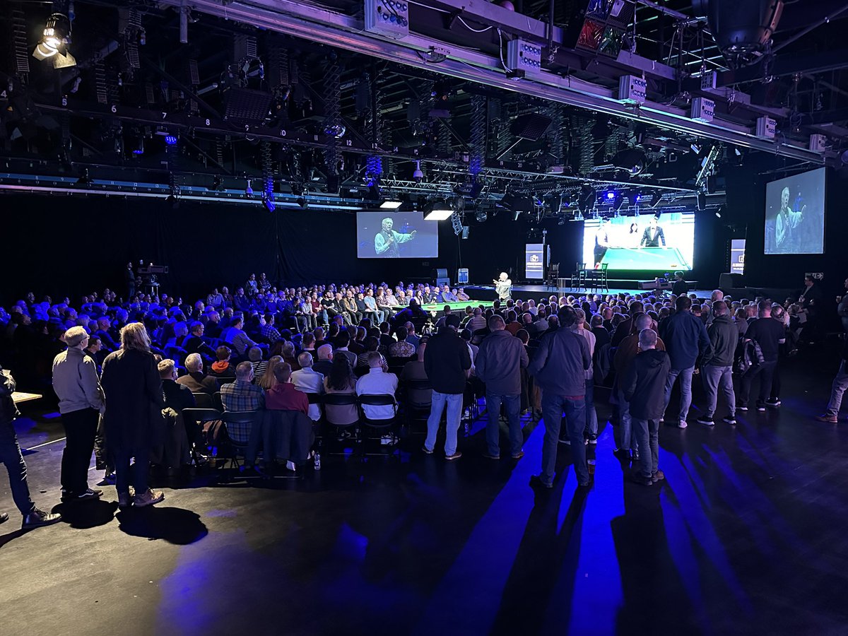 WAYS Promotions (@wayspromotions) on Twitter photo Amazing crowd in <a href="/EPICNorwich/">Epic Studios</a> for Dennis, Steve and JV. Reflecting on the Black Ball Final. What an amazing venue <a href="/dennistaylor147/">Dennis Taylor</a> <a href="/SteveSnooker/">Steve Davis</a> <a href="/MHMMediaGroup/">Michael Hall Mcpherson</a> Amazing crowd in <a href="/EPICNorwich/">Epic Studios</a> for Dennis, Steve and JV. Reflecting on the Black Ball Final. What an amazing venue <a href="/dennistaylor147/">Dennis Taylor</a> <a href="/SteveSnooker/">Steve Davis</a> <a href="/MHMMediaGroup/">Michael Hall Mcpherson</a>