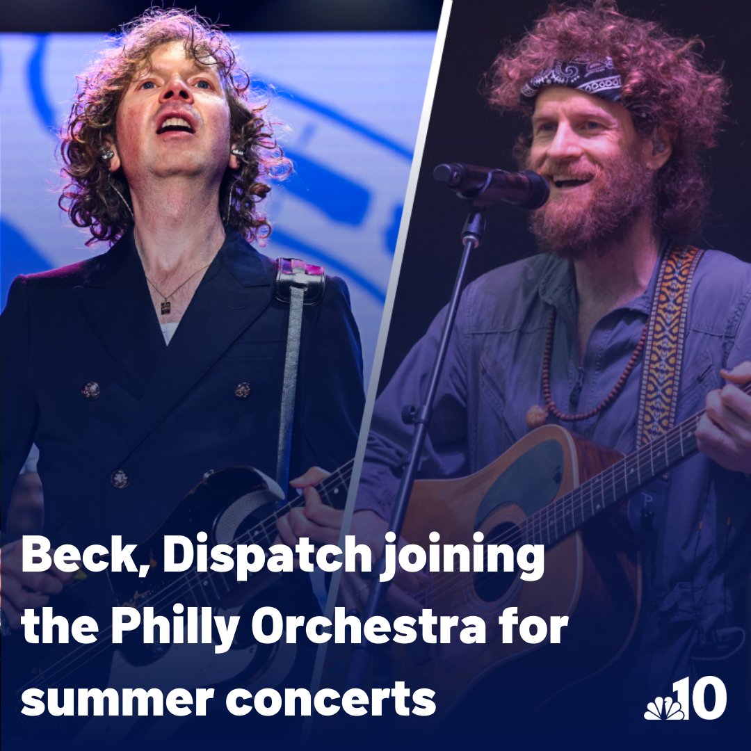 Philadelphia is going to rock this summer as @Dispatchband and @Beck join the @PhilOrch for separate concerts. Here's 'The General' info on tickets and 'Where It's At.' on.nbc10.com/Us7SJjA