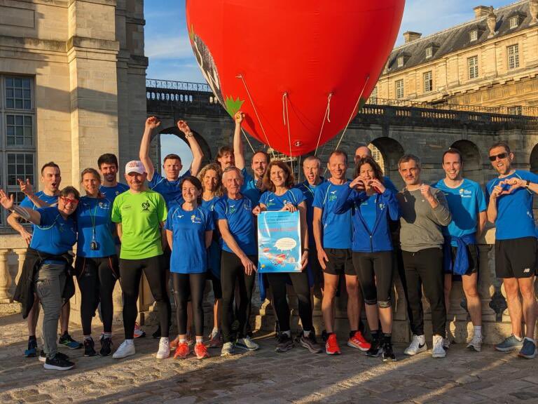 GOOOOO pour la @Team_SFT_2024 qui prend le départ de la @LaCourseduCoeur ce soir! Bravo à toutes et tous et #respect 💕💕