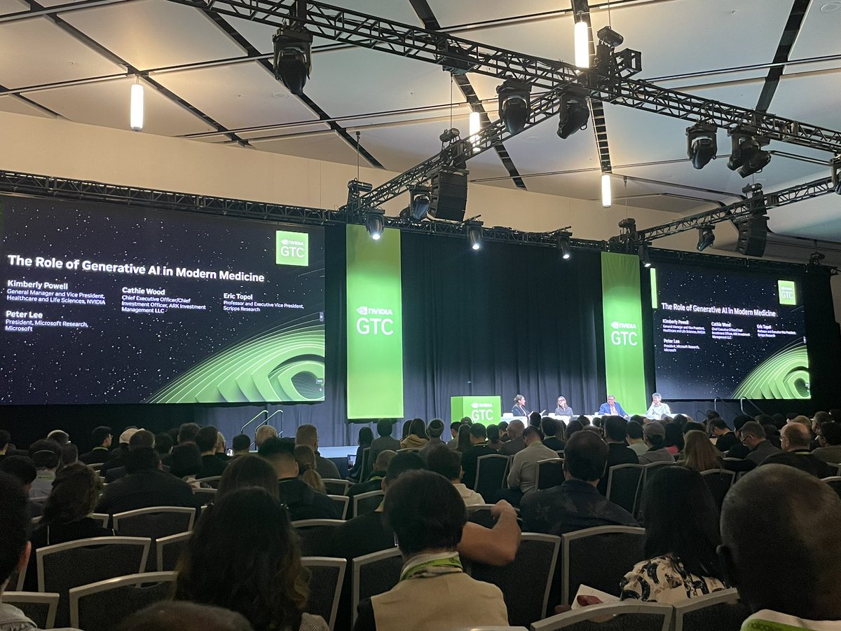 The transformation of modern medicine is happening !  #NvidiaGTC2024