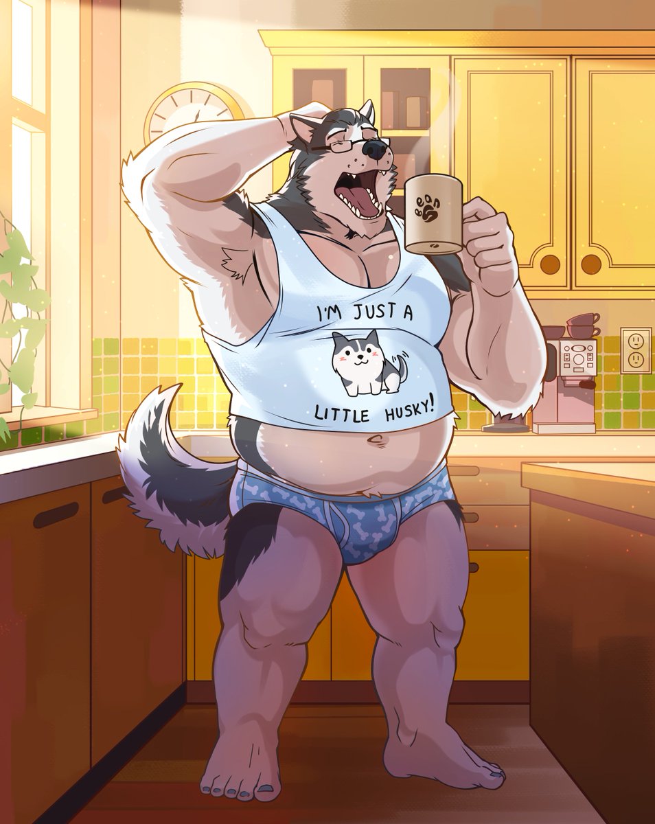 Someone likes this Husky Dad veryyy much👀

Gough cough <a href="/DyneWulf/">Dyne</a> cough