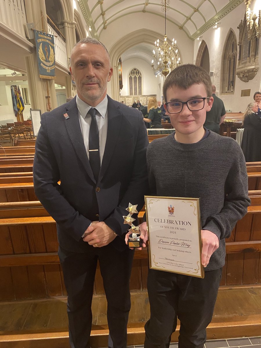 Absolute privilege to attend the B-o-S and Highbridge Civic Service Awards Ceremony this evening to see our ‘Awesome Dawson’ receive his Youth Award! What a star he is!! #beveryproud #servingcommunities ⁦@_TPLT_⁩ ⁦@_TKASA⁩