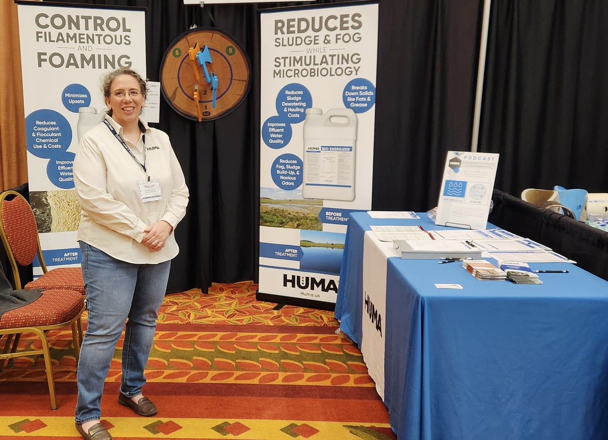 Huma_US's tweet image. Stop by booth #1 at the Colorado Rural Water Association to meet the Huma Environmental team. Let's discuss wastewater bioremediation and help you find the solutions you need!💧

#Huma #Water #Wastewater #Sustainability
