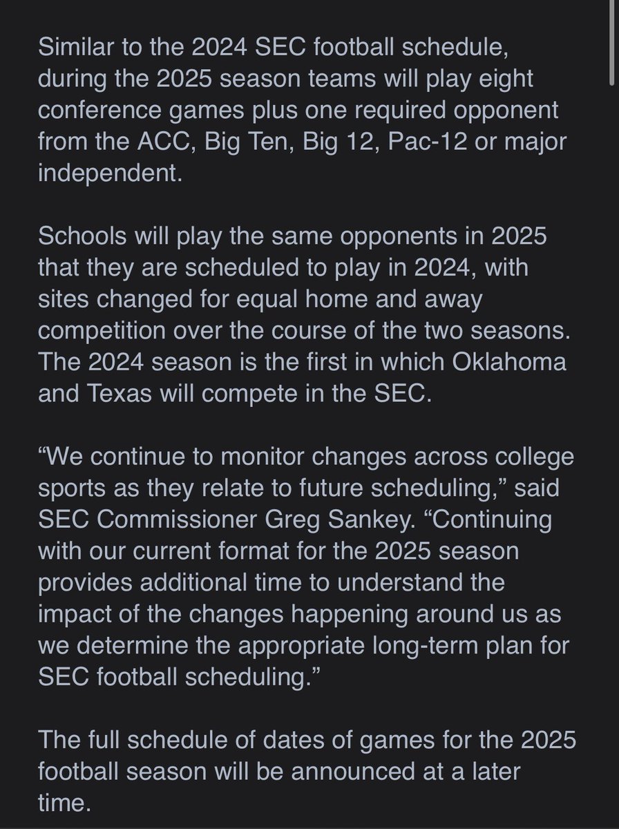 NFL schedule planning for the 2025 season