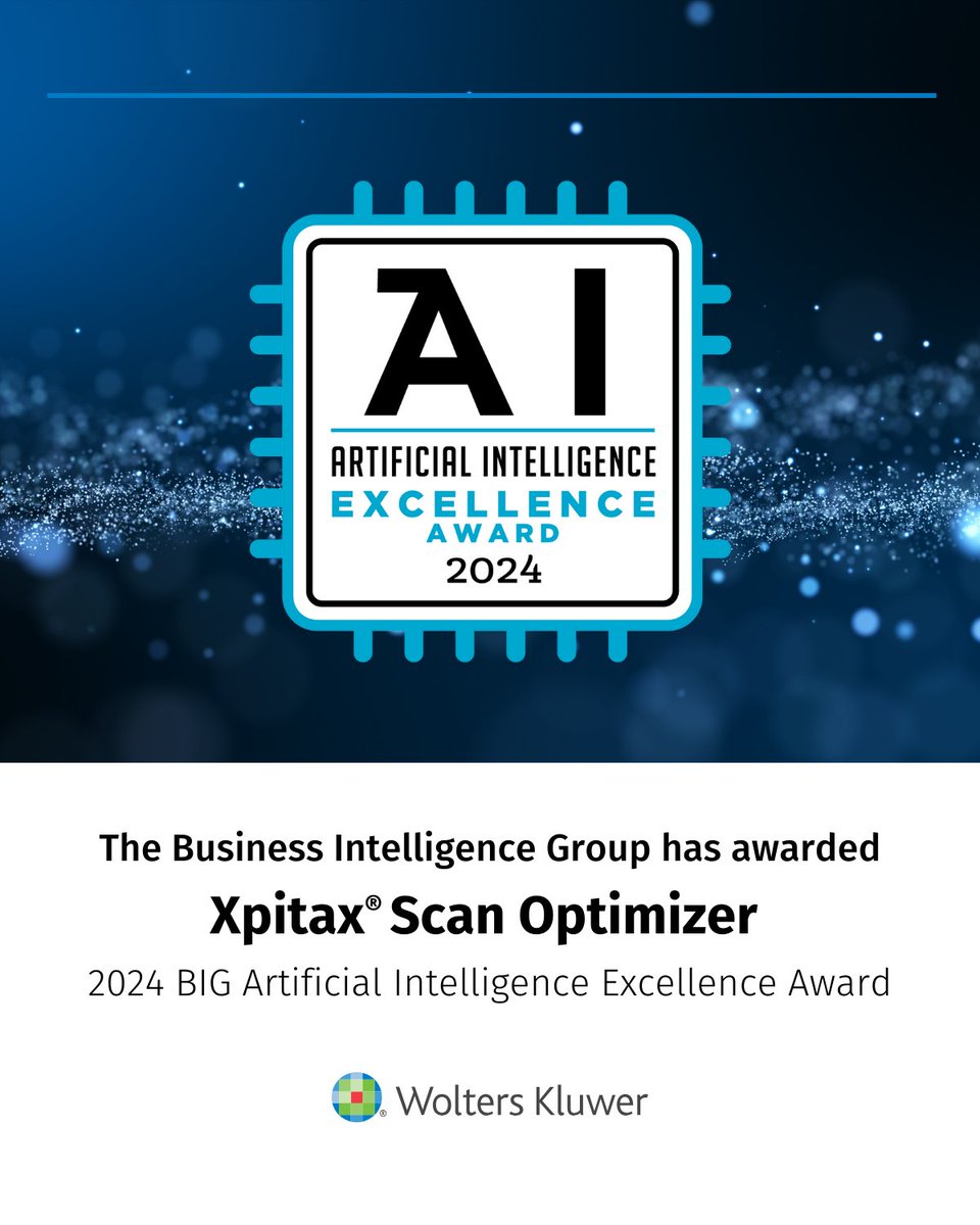 🎉We are honored to share that Xpitax Outsourcing has been chosen for the prestigious 2024 BIG AI Excellence Award for the development of Xpitax® Scan Optimizer. We continue to push boundaries in #AI innovation. Learn more about Xpitax Outsourcing: bit.ly/3lSA7TH