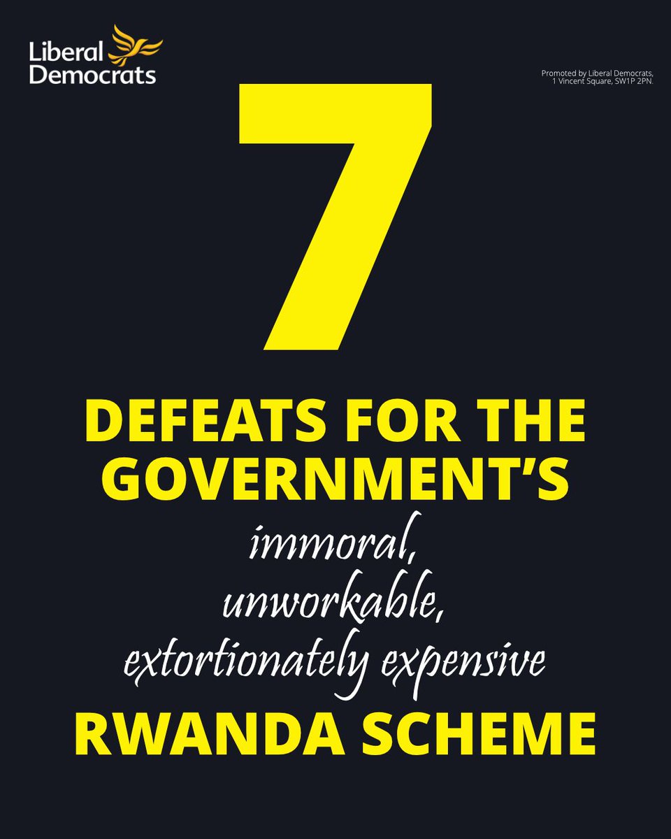 It's time for the Conservative Government to admit defeat on the Rwanda scheme. It's not just failing; it's actively harming individuals and wasting taxpayer money.