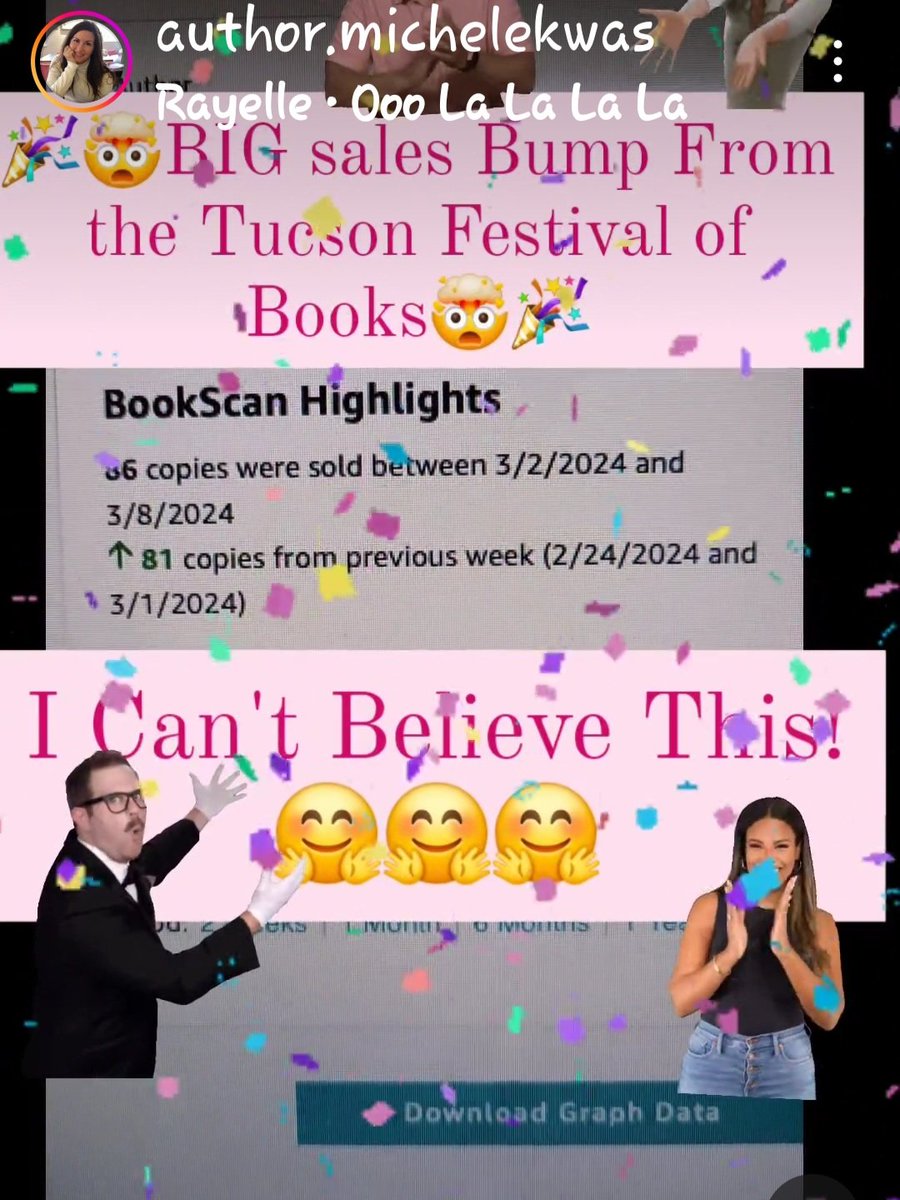 I almost fell out of my chair!! Thanks @TFOB @BNTucsonWest for an amazing Festival Of Books Weekend in Tucson! @RandSmithBooks @DaisyCatNine #Books #reading #tfob24 #Tucson #Wednesday #yay