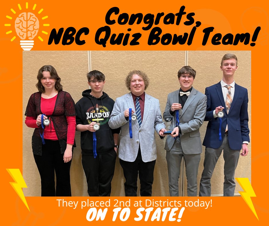 Congrats, NBC Quiz Bowl Team!