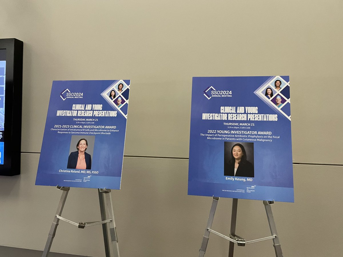 Spotted at #SSO2024 - Superstar @MDAndersonNews #oncsurgery faculty @CrisyRoland & @emilykeungMD !! 🤩🤩 @SocSurgOnc