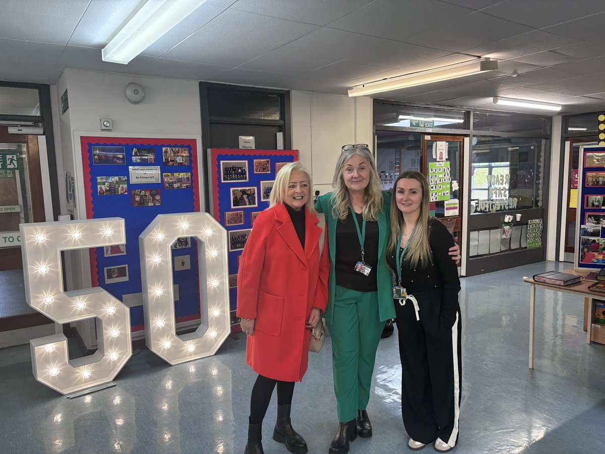 stmarysmaryhill's tweet photo. After the show staff welcomed our special guests for tea and cake. It was wonderful to spend some time with former staff members, invited guests and Fr Currie who was the former parish priest of the Immaculate Conception. #50yearsofStMarys https://t.co/SdtvtEWWjG