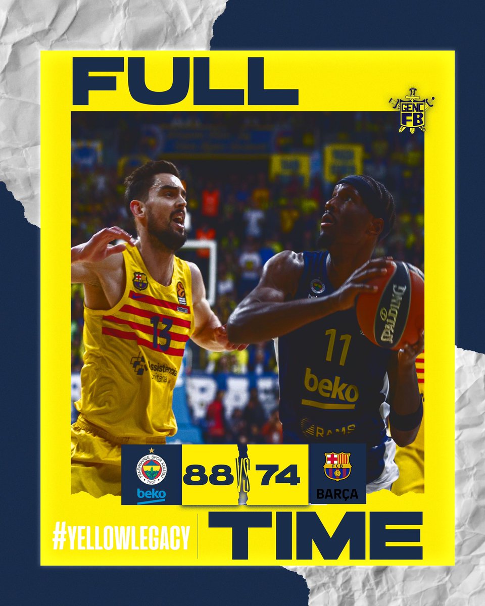 BURASI ÜLKER ARENA, BURASI BİZİM EVİMİZ, BU SENE BURADAN ÇIKIŞ YOK!

GALİBİYET BİZİM! 🔥 

Maç Sonucu | Fenerbahçemiz 88-74 Barcelona

⚡️ TEBRİKLER FENERBAHÇE! 😎