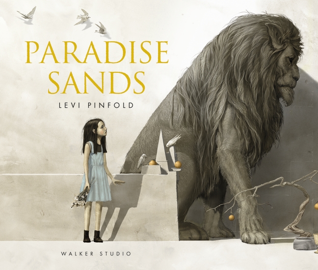 #SophisticatedPictureBook joy in Levi Pinfold's exquisitely illustrated Paradise Sands: a Story of #Enchantment as #Siblings travel through mysterious desert country with a transformative encounter at the #Mystical Paradise Sands Hotel. #Gothic #NatLibReads