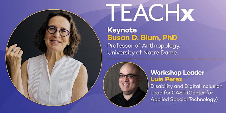 Join Us at TEACHx! Bring your curiosity, interest in collaboration, and innovative ideas that improve teaching and learning. We'll provide connections, hands-on learning, and fantastic lake views!
#TEACHx2024
May 15-16, 2024
Norris University Center
teachx.northwestern.edu/attend/