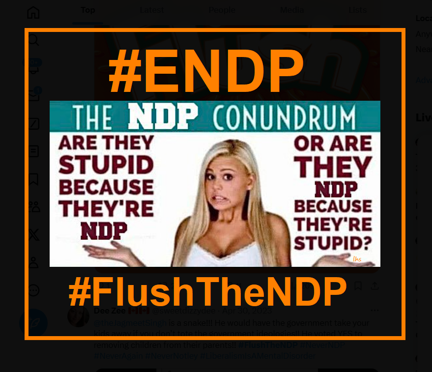 lisahsmithlhs's tweet photo. @Victoria59L @wolfonthecliff2 #ENDP ๐๐ผ
#FlushTheNDP ๐ฝ๐ช https://t.co/kHCDfVmysf