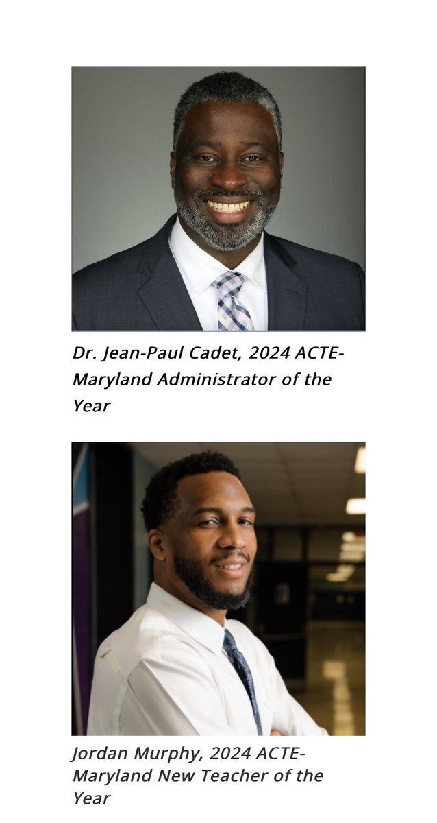 🌟 Congratulations to Dr. Cadet and Mr. Murphy for winning 2024 Maryland ACTE Awards! ✨ <a href="/pgcps/">PGCPS</a> <a href="/PGCPSCTE/">PGCPS Career and Technical Education</a> <a href="/cantstopmurph/">Jordan Murphy</a> <a href="/DrJeanPaulCadet/">Dr. Jean-Paul Cadet</a>

acte-maryland.org/Awards