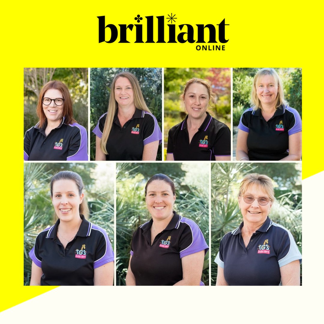 Brilliant Morning, here's your #morningsnippet!
#BrilliantWomen
You'll not find a more fun and loving team of Educators than at TG's Child Care! We celebrate the brilliant 10-year milestone of Meg, Mel, Jacqui, Faye, Kiara, Kim and Narelle! 🌈😍
hubs.ly/Q02pHyKd0
