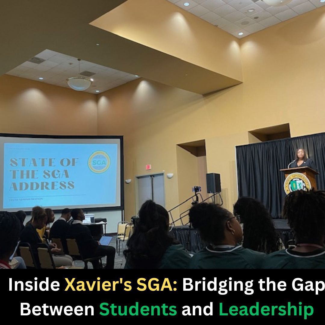 From campus improvements to student concerns, discover how SGA President Kennedy Carey-Prescott and the council are striving to enhance the Xavier experience. Read Shawniece Mitchell story for an exclusive look at the dialogue shaping the future of student governance. #xulasga