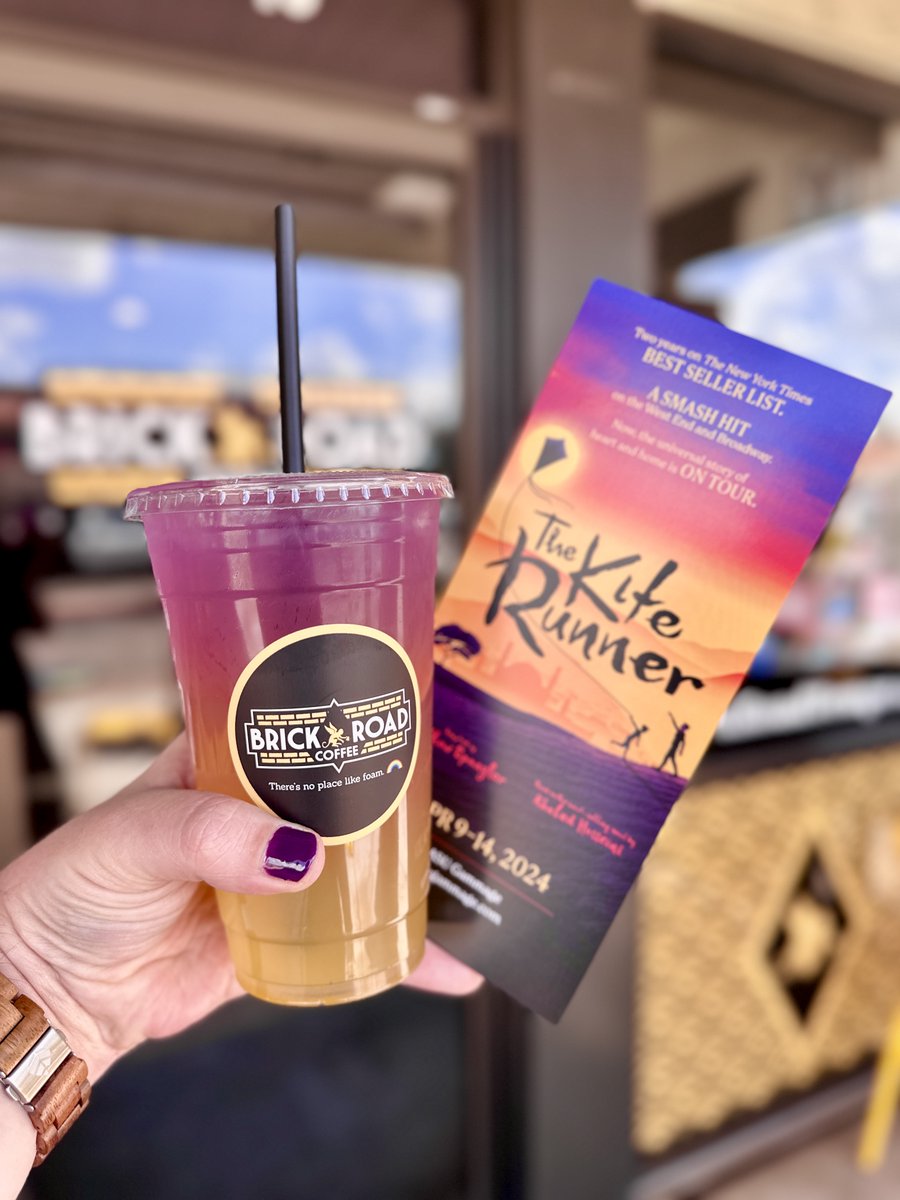 .@BrickRoadCoffee is celebrating the Tempe premiere of @kiterunnerbway with a limited-time themed drink, 'Soaring Over Tempe'! Try this delectable tropical lemonade now–April 14. 🪁 📍 4415 S Rural Rd #10, Tempe, AZ 85282