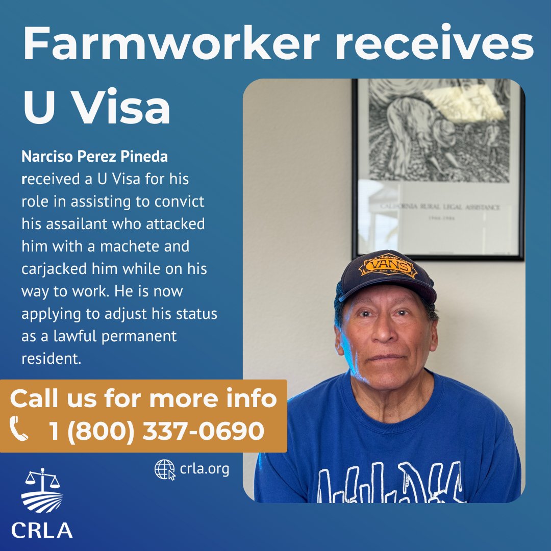 The CRLA Vista office supports the farmworker community with employment, housing, and other public benefit matters. Call the Vista office at (760) 966-0511 for more information. #Vista #LegalAid