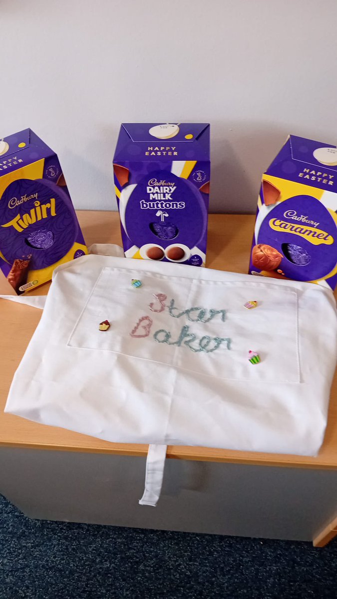 Fabulous Easter Bake Off with the Community Therapy Team … Fabulous cakes .. Amazing Team ❤️