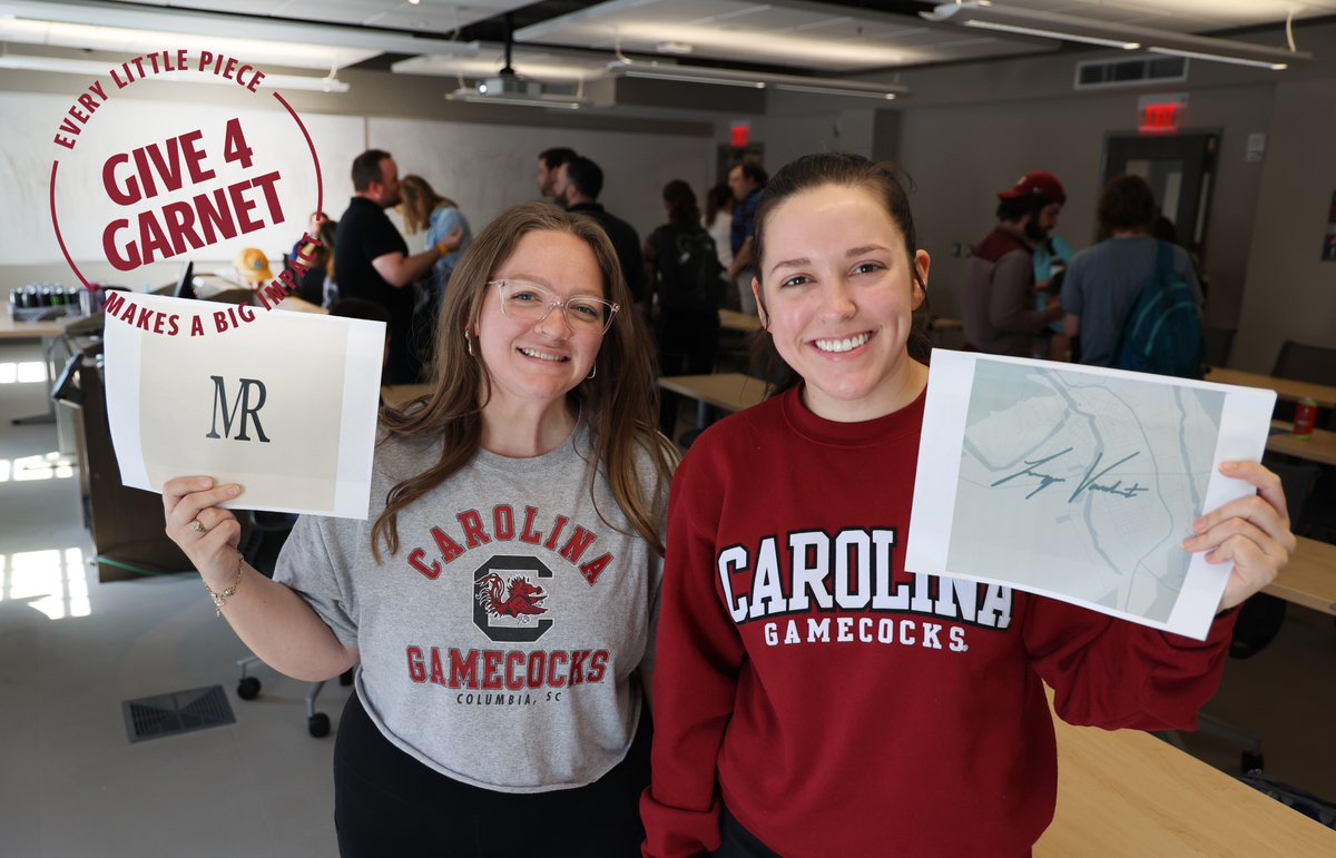 There’s still time to Give 4 Garnet! This year's donations will go towards student scholarships, and you can choose to direct your funds to the J-school or the iSchool . #Give4Garnet give4garnet.sc.edu/amb/supportCIC