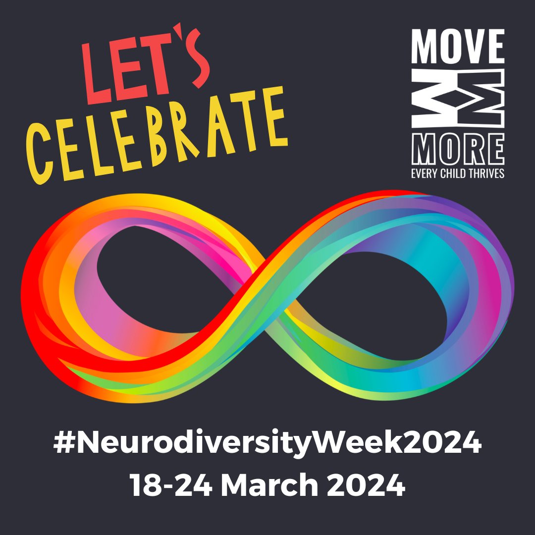 Instead of focusing on the things that neurodiverse children can’t do, let's celebrate all the wonderful skills, characteristics and things that they excel in! 💖 #EveryChildThrives #NeurodiversityWeek2024 neurodiversityweek.com youtube.com/watch?v=jHzIQx… youtube.com/watch?v=j8Y4P8…