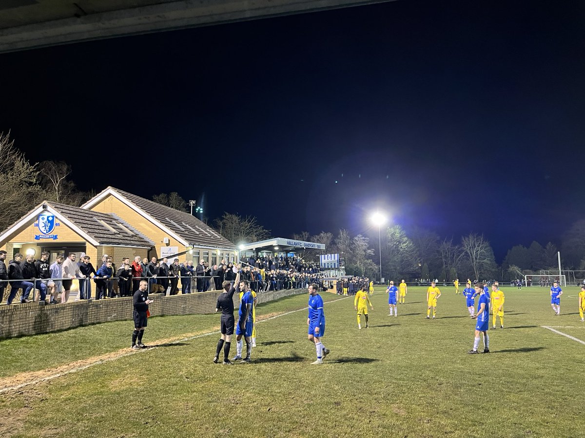 Had a joyous ⚽️ night out @HallamFC1860 v @TadcasterAlbion last night. Kindly welcomed by Steve Basford and the chairman Richard. Great to meet @AlanBiggs1 too.