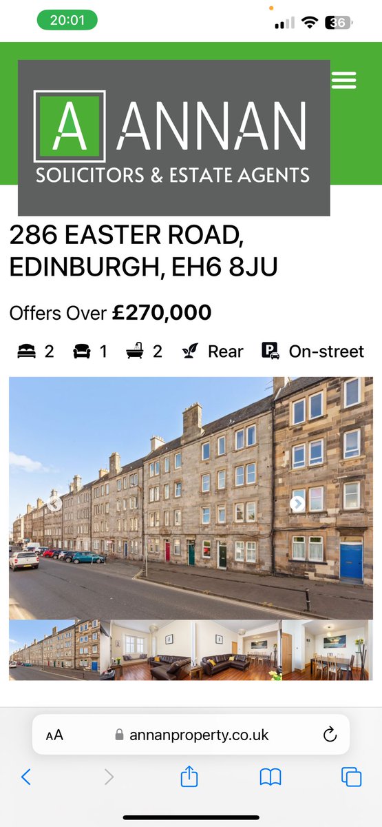 Please share  🙏  FOR SALE
2 bed flat in Easter Road, Edinburgh 
annanproperty.co.uk/property-detai…