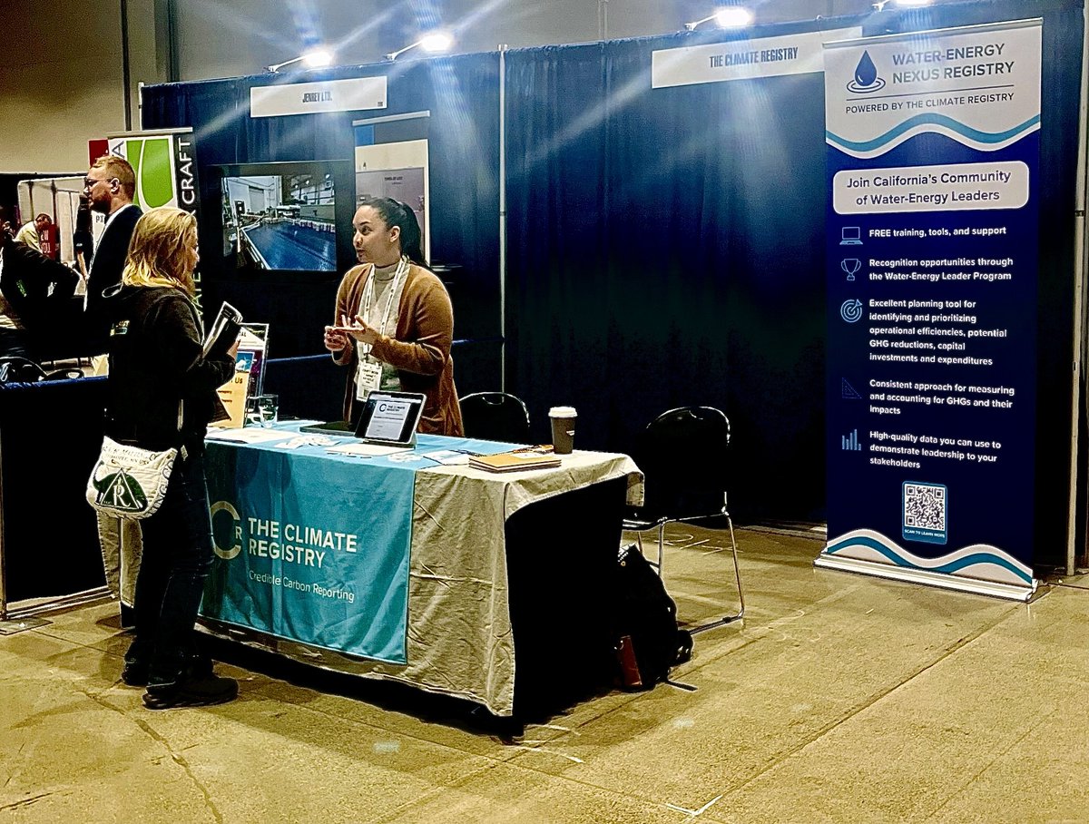 Many thanks to @CACraftBrewers for having us at their 2024 Spring Summit! We had the pleasure of speaking with @NoCoastBeerCo and @DrakesBeer among others about the #WaterEnergyNexusRegistry and the importance of brewers being able to track their carbon footprint.