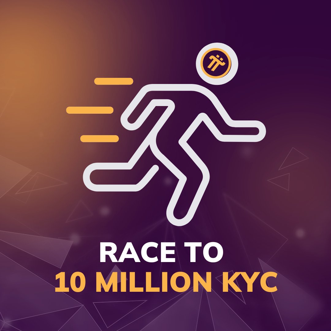 We've reached 9.61 million KYC'ed Pioneers - up 140,000 within the last 6 days from 9.45 million on Pi Day. We're making great progress in our race to 10 million KYC'ed Pioneers. Start your KYC application or go to the KYC app to see if you can resubmit, so we can be on track
