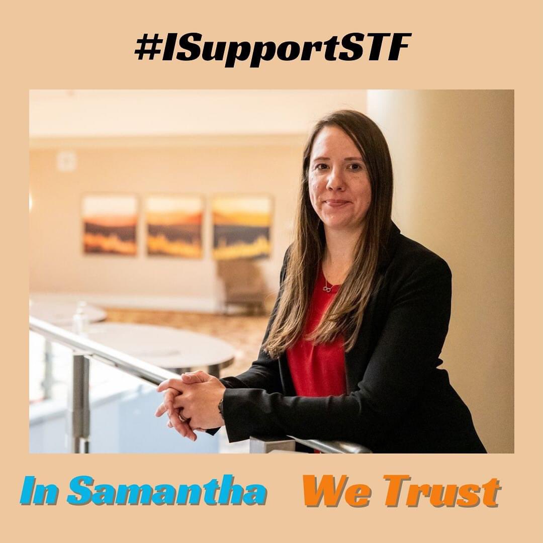 <a href="/PremierScottMoe/">Scott Moe</a> <a href="/jeremycockrill/">Jeremy Cockrill</a> no matter how hard you try, we stand with her because she stands for all of us. <a href="/SaskTeachersFed/">Saskatchewan Teachers' Federation</a>  #iamSTF