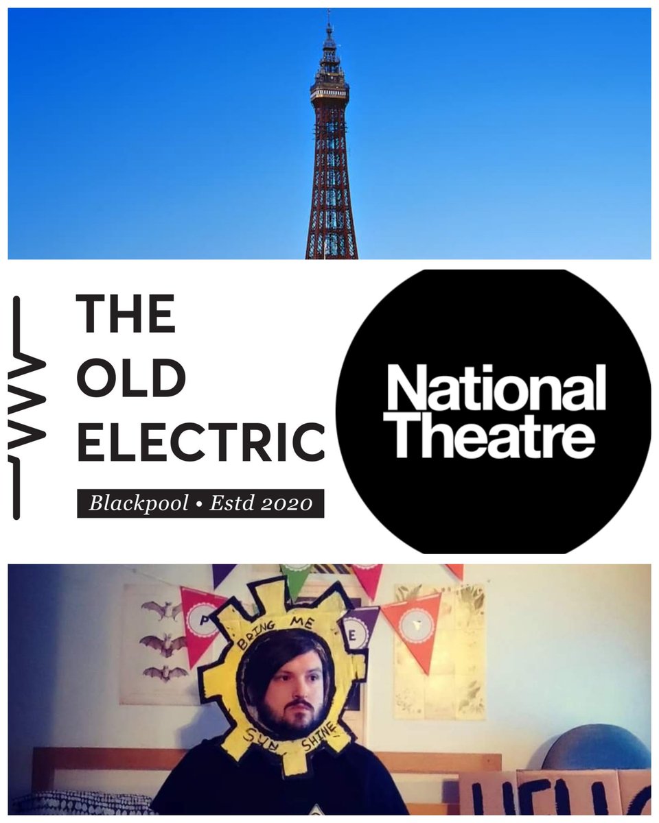 ARTIST NEWS: I will be back in Blackpool Monday for a day at @theoldelectric for a project development day with @NationalTheatre and local school teachers. I have been asked to introduce myself and what I do and lead some of the day as a writer and artist. Well chuffed.