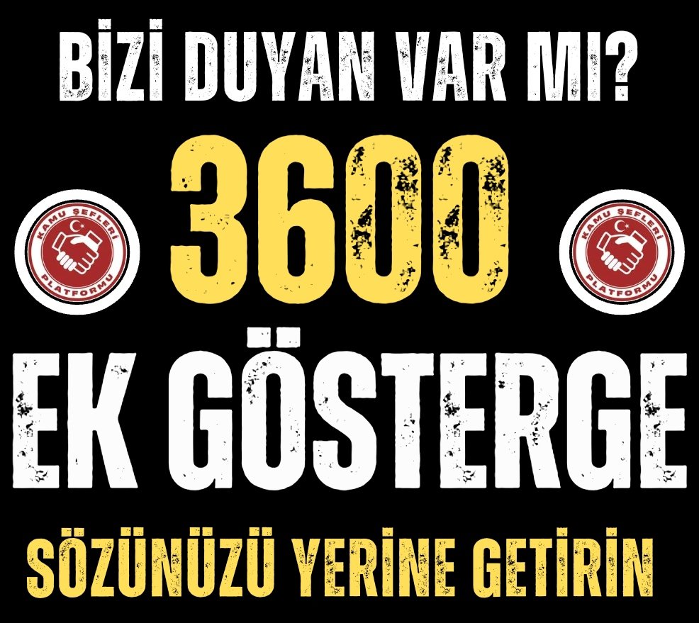 Seçimlerin üzerinden tam 9 ay geçti, #BirinciDereceye3600 ek göstergede hiçbir adım atılmadı! #KamuŞefleri Platformu @RTErdogan @_cevdetyilmaz @isikhanvedat @memetsimsek @omerrcelik @avabdullahguler @akbasogluemin @_aliyalcin_ @OnderKahveci @tgrthabertv @anadoluajansi