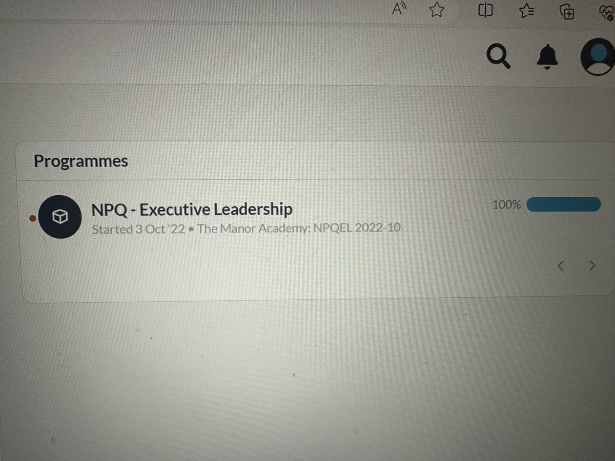 NPQEL online learning tasks and coaching write ups 💯 complete now, bring on the final assessment @Ambition_Inst #ProfessionalLearning