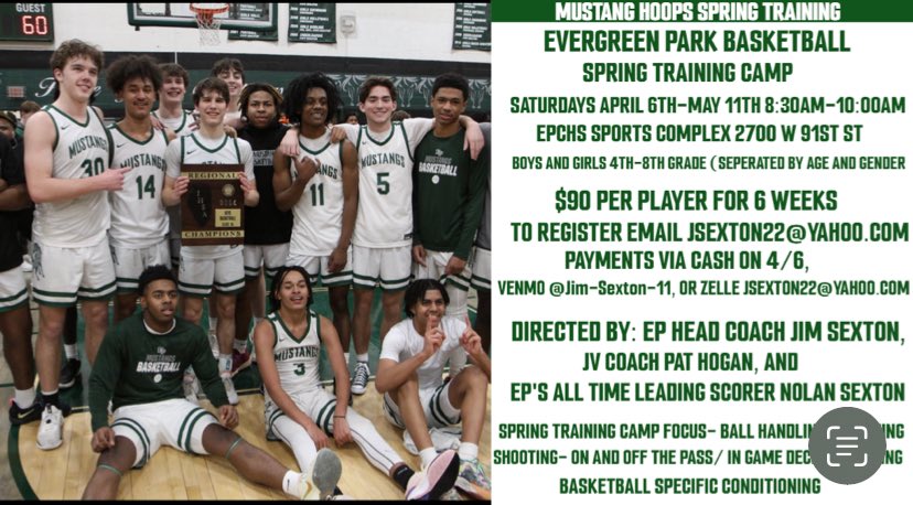 Long High School season but we are ready to get back to skill development for our 4th-8th grade players. Please see the flyer for all of the details and registration!!