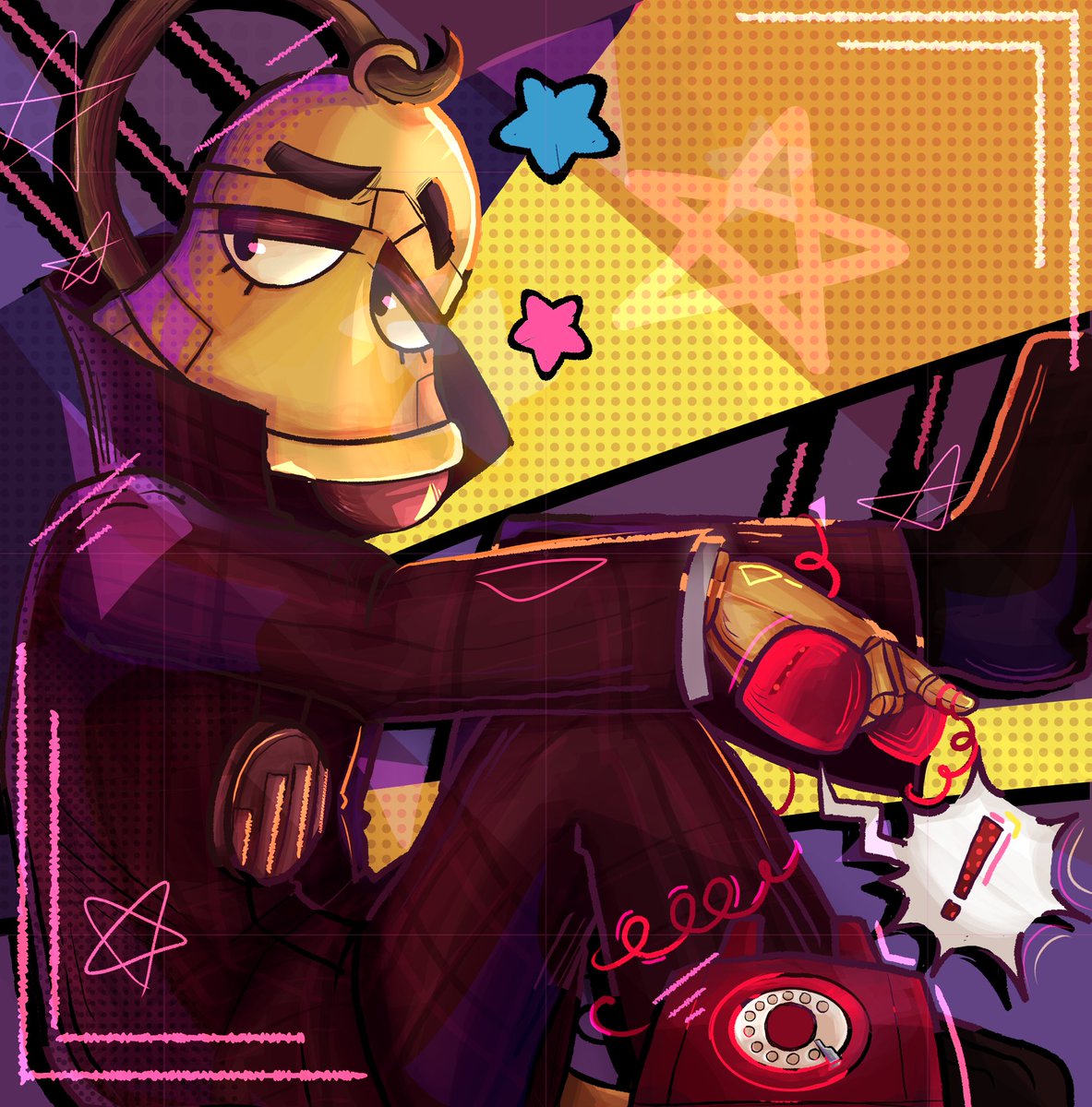 mrdoomthinker's tweet image. Mr. Telephone Man ‼ #TTCC #toontowncorporateclash #Bellringer #fanart
⭐⭐⭐⭐⭐