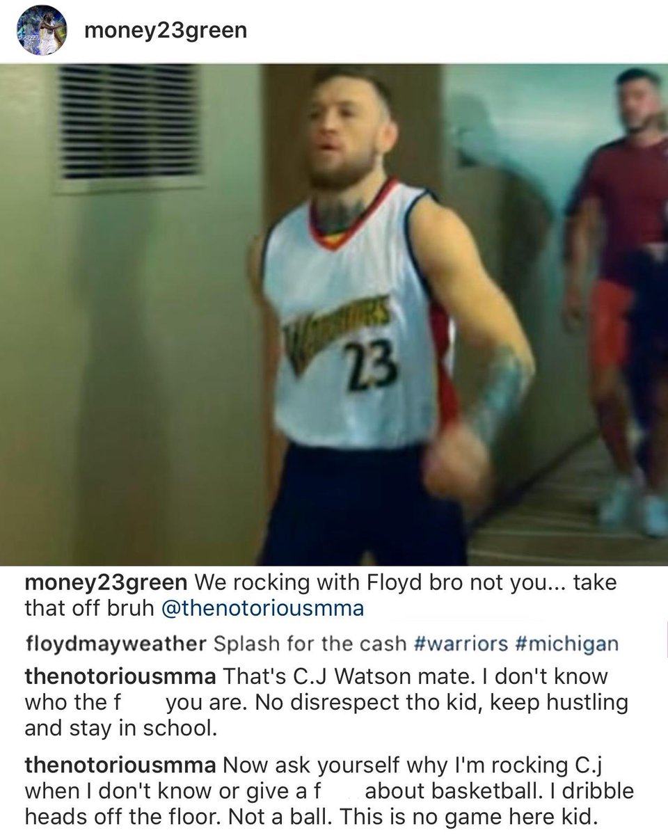 Throwback to that time Conor McGregor pretty much ended Draymond Green’s career