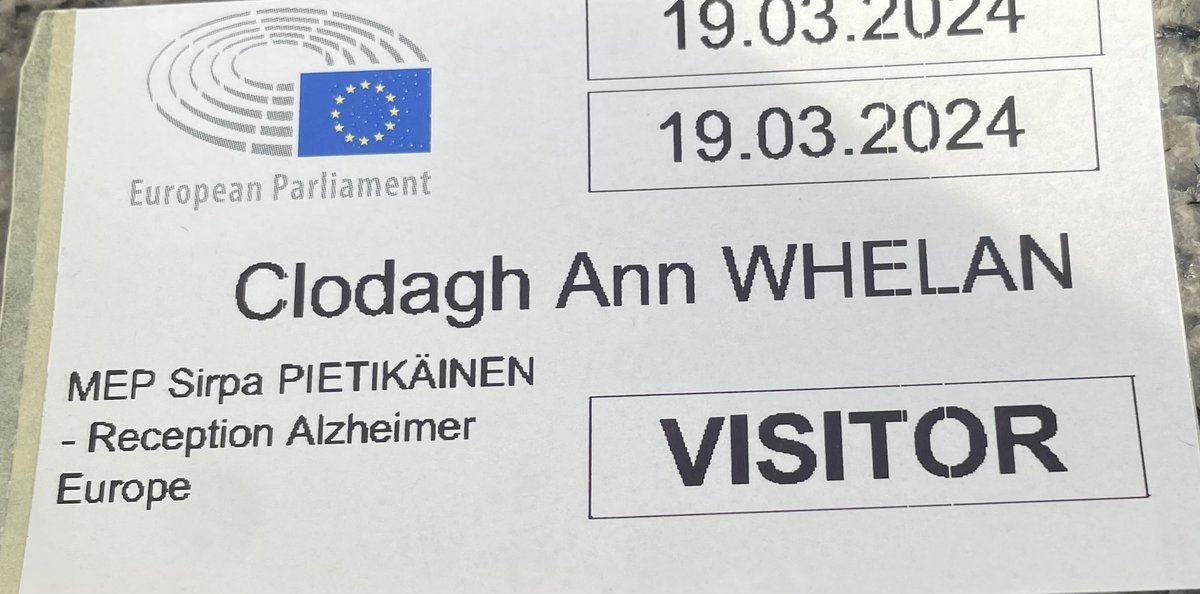 Thank you to the @AlzheimerEurope team for a wonderful 2 days of Public Affairs meetings in Brussels 🇪🇺 Informative motivating & brilliantly organised! Great to reconnect with colleagues across Europe & work on #DementiaPledge2024 #HelsinkiManifesto & #DementiaNeedsEU campaigns.