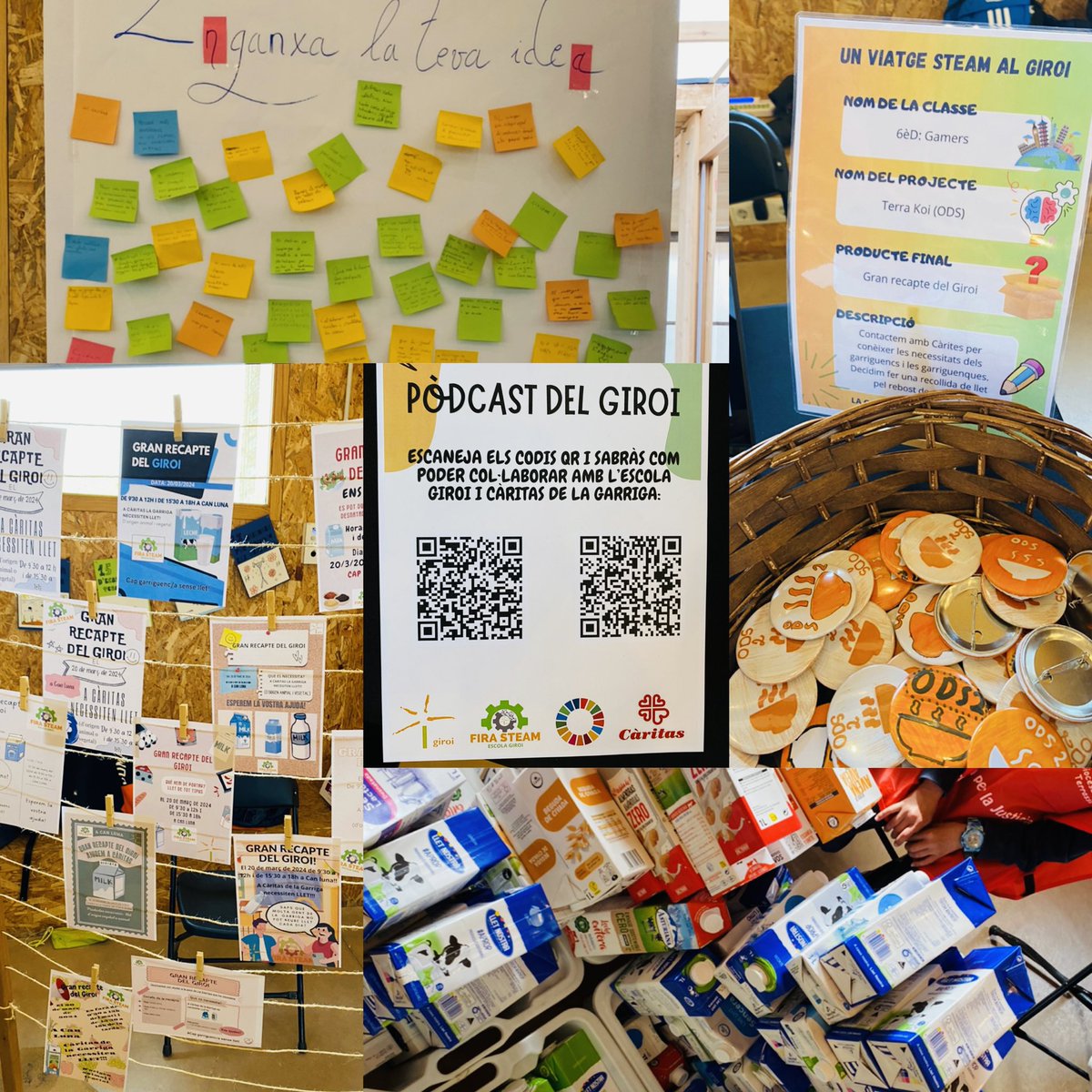 LAIA (@lfrutos2) on Twitter photo Recapte de llet per a #caritaslagarriga organitzat per l’alumnat de sisè de l’<a href="/EscolaGiroi/">Escola Giroi</a> avui a la Fira STEAM. Moltes gràcies a totes les persones que heu col•laborat!
#ods2 #firasteam Recapte de llet per a #caritaslagarriga organitzat per l’alumnat de sisè de l’<a href="/EscolaGiroi/">Escola Giroi</a> avui a la Fira STEAM. Moltes gràcies a totes les persones que heu col•laborat!
#ods2 #firasteam